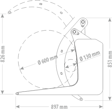 Preview: Holzgreifer, Greifer, Greifzange, Holzzange, Rückezange
